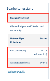 unzureichende Gesamtbewertung